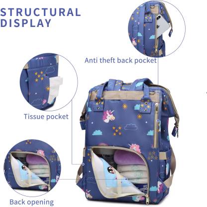 Motherly Baby Products Premium Quality Bag Blue (5835PGSS) Baby Product Bag  (Blue)